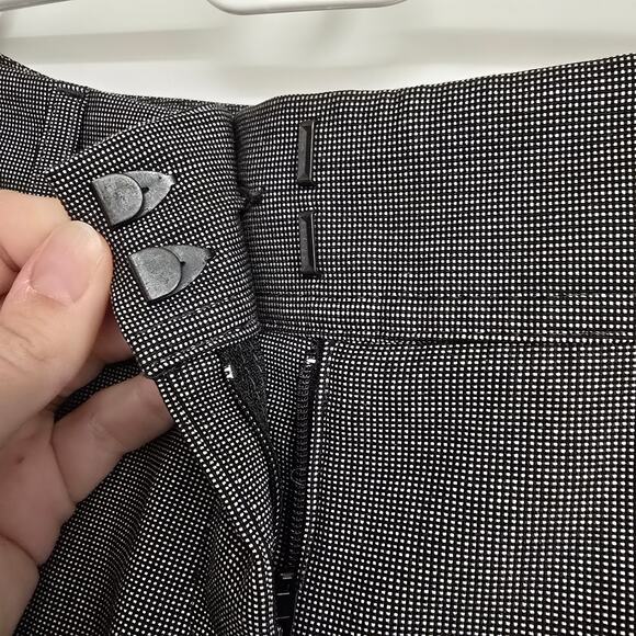 Women's Express Black & Gray Cropped Dress Pants Trousers | Size 2 - Picture 9 of 12